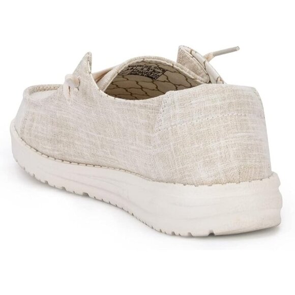 Hey Dude Wendy Sparkling Gold Glitter Slip On Low Top Comfort Shoe NIB size 7 - Picture 4 of 5